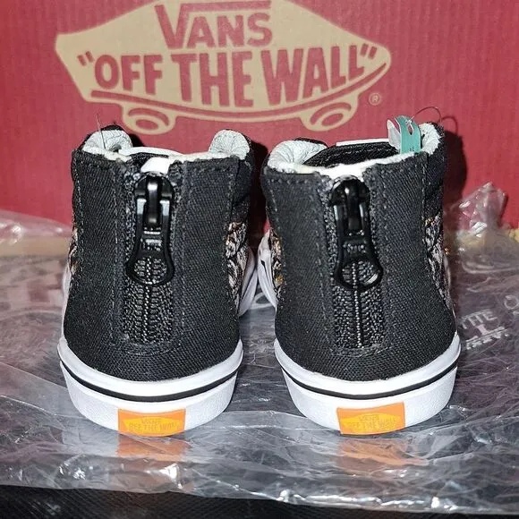 VANS Sk8-Hi Zip ProjectCAT Protect Tigers Discovery Rare ComfyCush Shoes Size 5