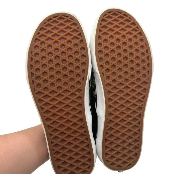 VANS Skull &amp; Fruit Classic Canvas Shoes Women's 7 Men's 5.5 Indie Skater Slip-on