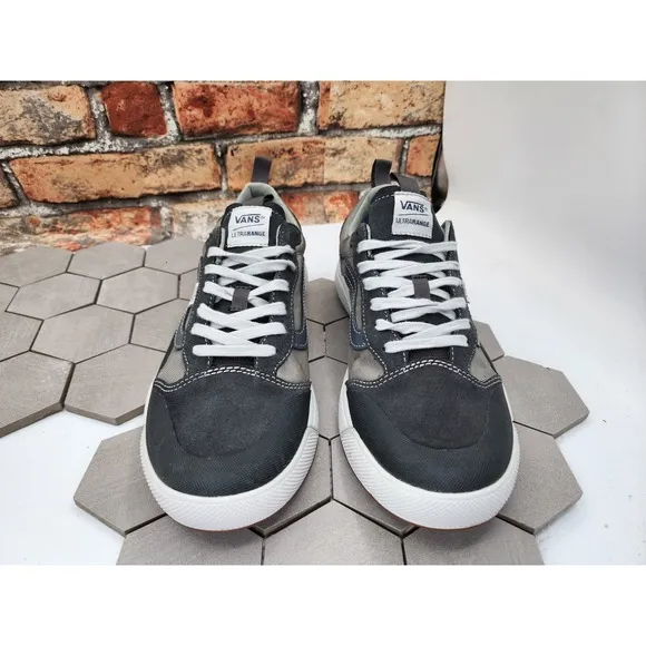 Vans UltraRange EXO SE Mens Casual Shoes Canvas Suede Gray Men Sz 7.5