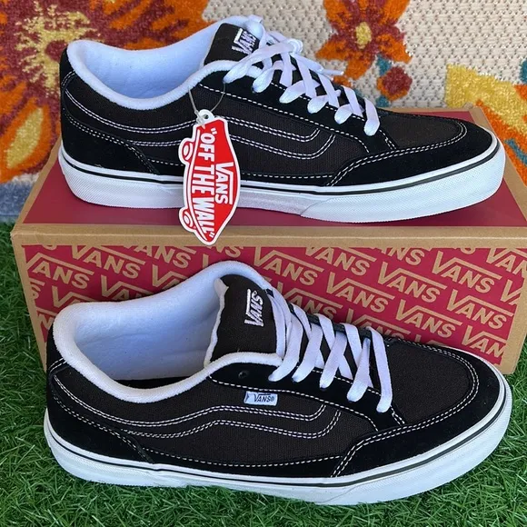 Vans WMNS Bearcat Canvas Black/White sneakers - skateboard  -athletic sneakers