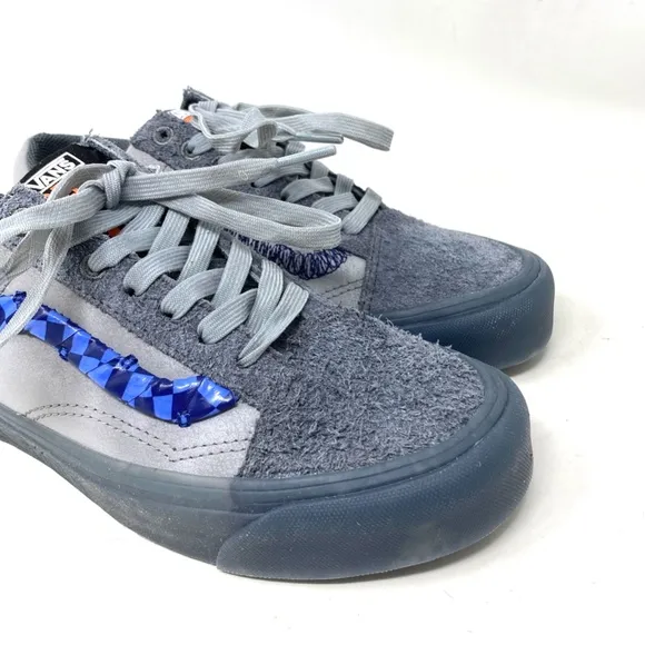 VANS x Rokit Old Skool 36 DX Shoes Suede Gray Low For Women Sneakers VN0000SRBKU