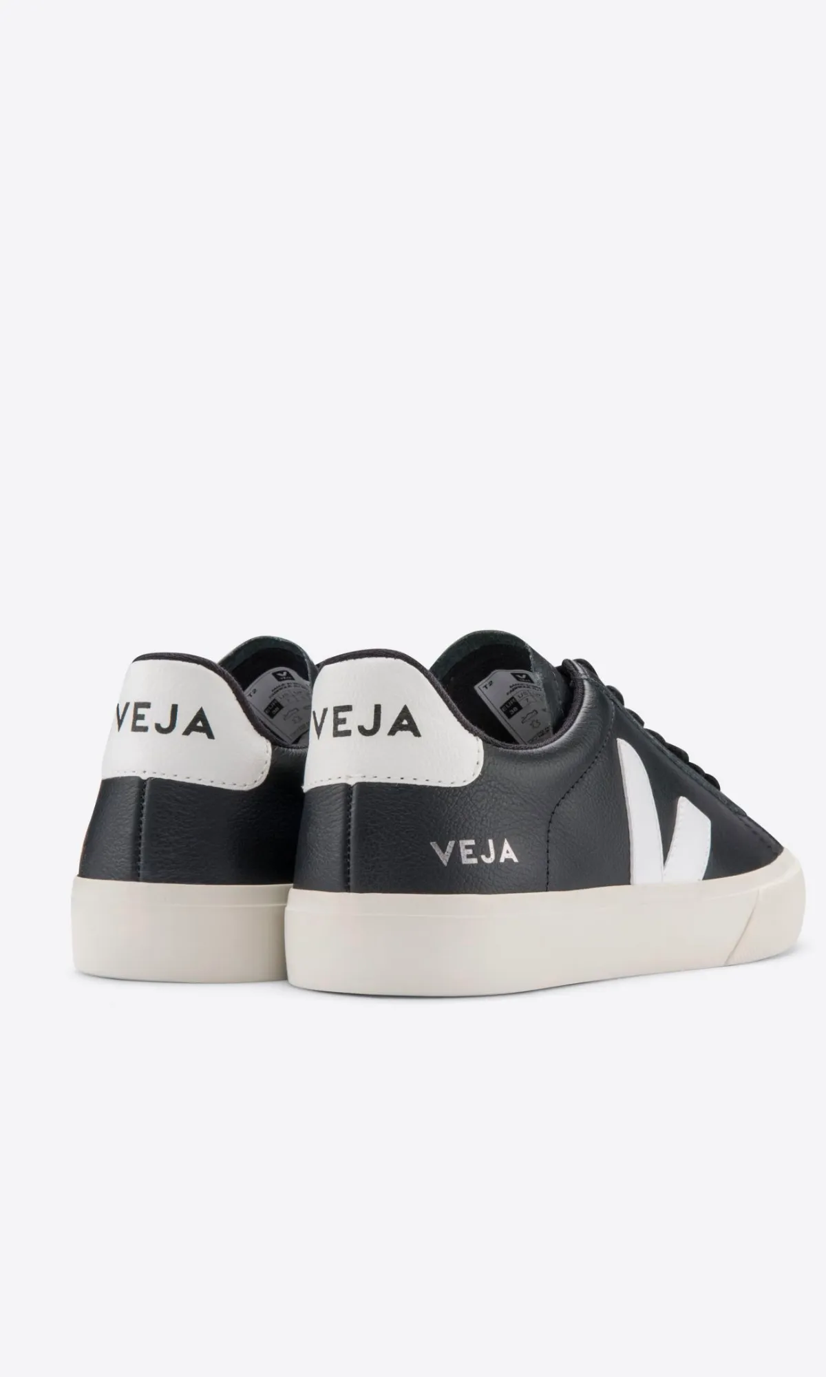 VEJA | Campo Chromefree | Leather Black White Mens