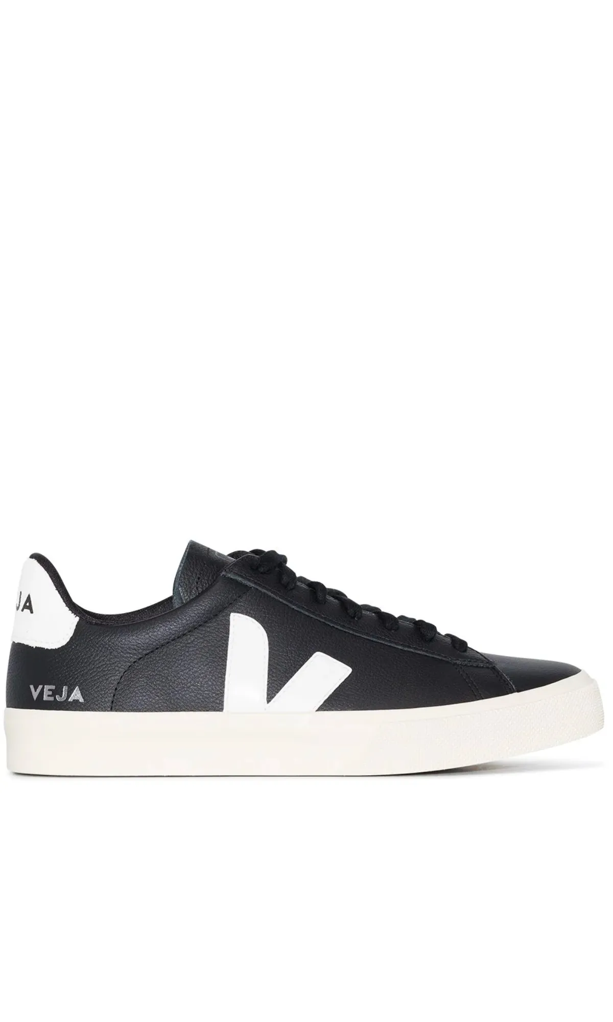 VEJA | Campo Chromefree | Leather Black White Mens
