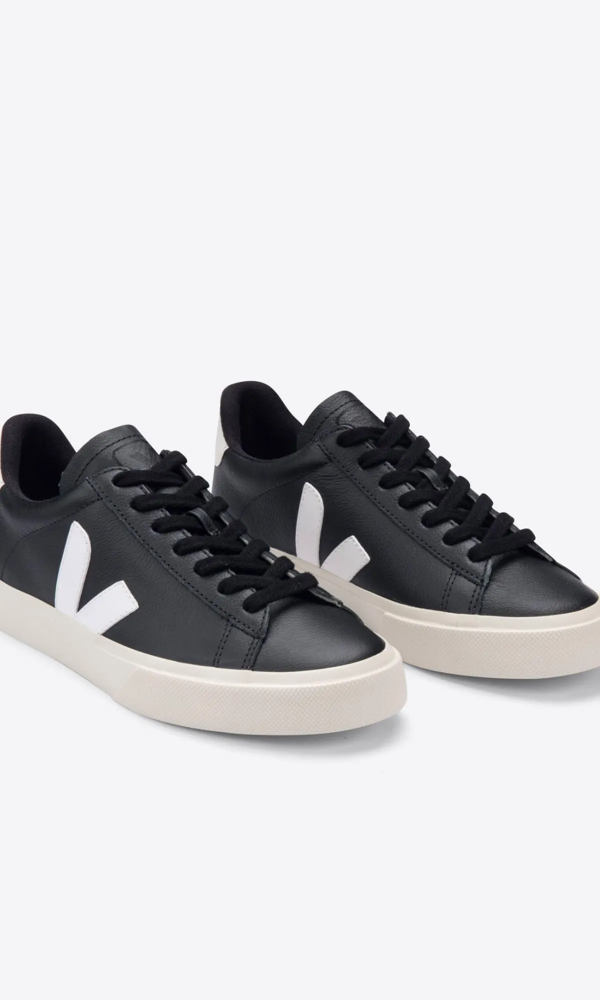 VEJA | Campo Chromefree | Leather Black White Mens