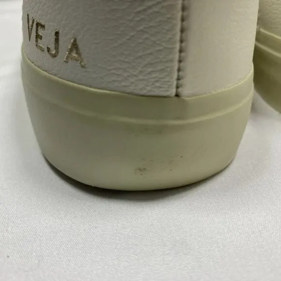 Veja Campo Chromefree Leather Sneakers – Women's 7 – White/Blue – New Without Bo