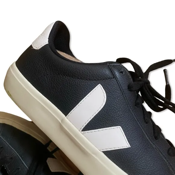 Veja Campo Sneakers Black &amp; White shoes athletic trainers Revolve 41 10
