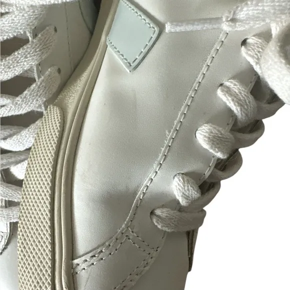Veja Esplar Women's White Sneakers with Light Blue/Mint Size 8