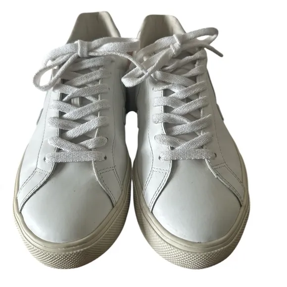 Veja Esplar Women's White Sneakers with Light Blue/Mint Size 8