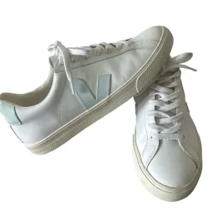 Veja Esplar Women's White Sneakers with Light Blue/Mint Size 8
