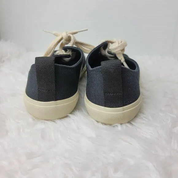 Veja Nova Womens Canvas Sneakers Size 6. Black Low Top Shoes