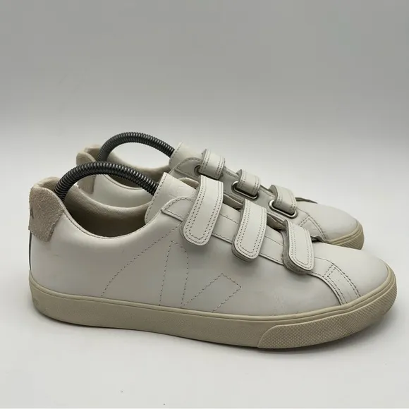 VEJA Recife White Leather Sneakers Women’s Size 9 Shoes