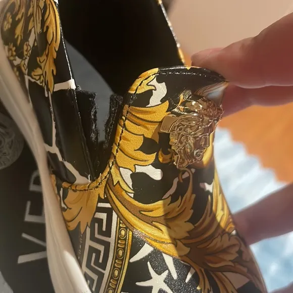 Versace Sneakers Medusa Barocco Todder Shoes 22