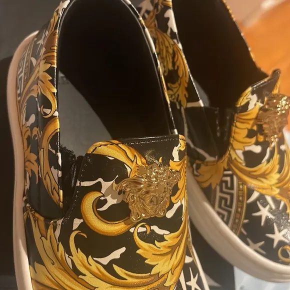 Versace Sneakers Medusa Barocco Todder Shoes 22