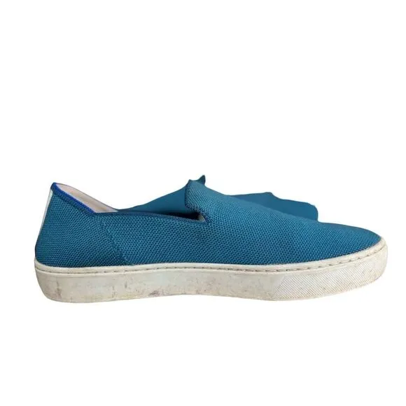 VERY RARE RETIRED Rothy's The Sneaker Blue Women US 9.5 Sneakers Boat Shoes