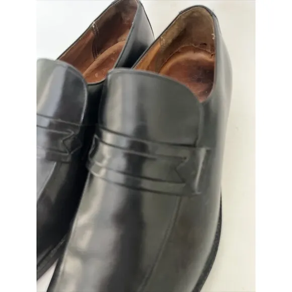 VGUC Church's Vintage Black Leather US 11 Loafers Shoes Sz UK 10 C