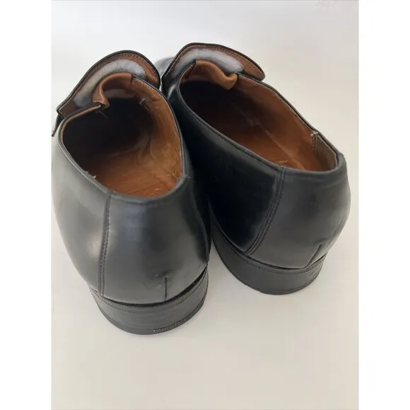 VGUC Church's Vintage Black Leather US 11 Loafers Shoes Sz UK 10 C