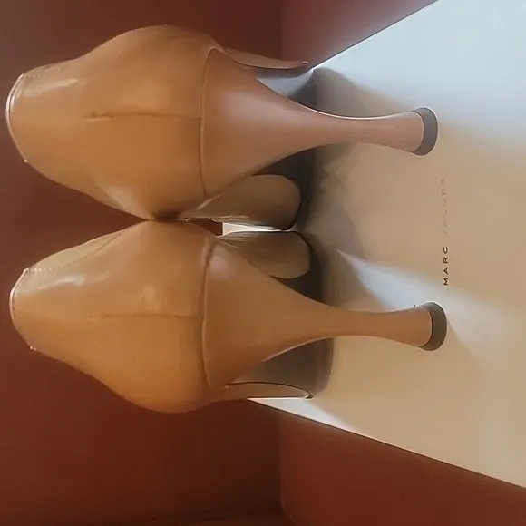 Via Spiga made in Italy brown leather high heel shoes