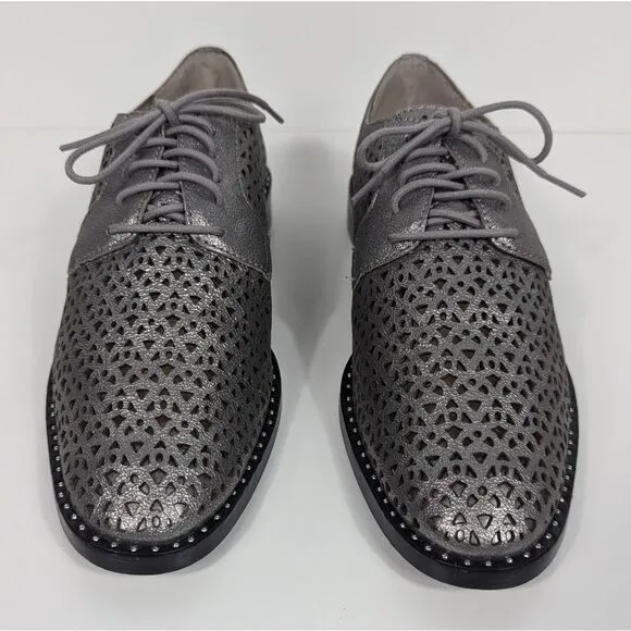 Vince Camuto Lesta Lace Up Leather Oxfords Shoes Women's 8