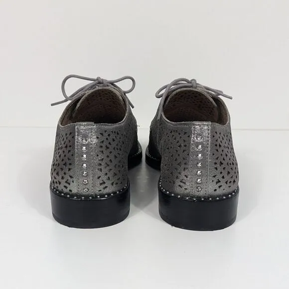 Vince Camuto Lesta Lace Up Leather Oxfords Shoes Women's 8