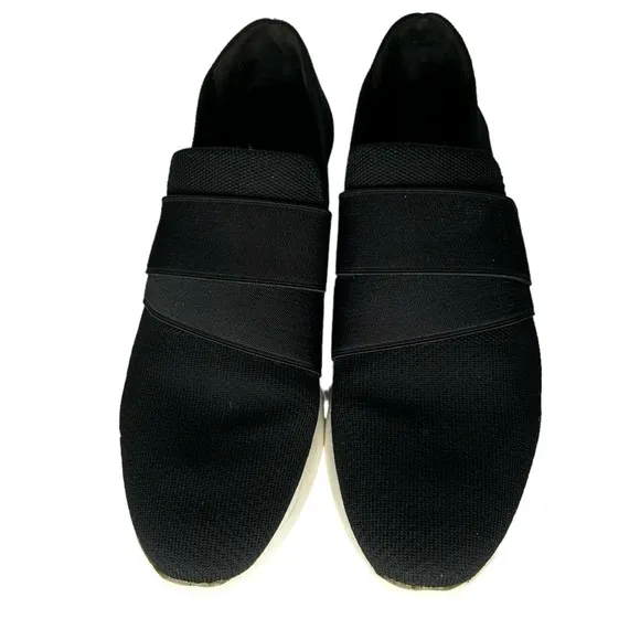 VINCE‎ Women's Size 7 Aston Black Knit Comfort Slip-On Sneakers Shoes.