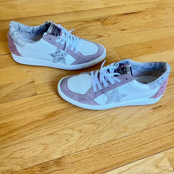 Vintage Havana Clarke Blush Multi Sneakers Size 10