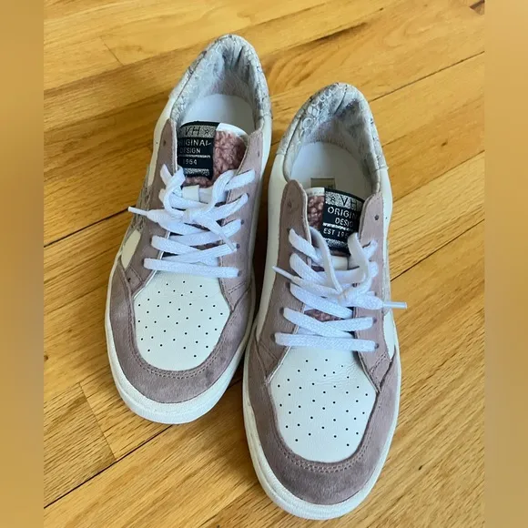 Vintage Havana Clarke Blush Multi Sneakers Size 10