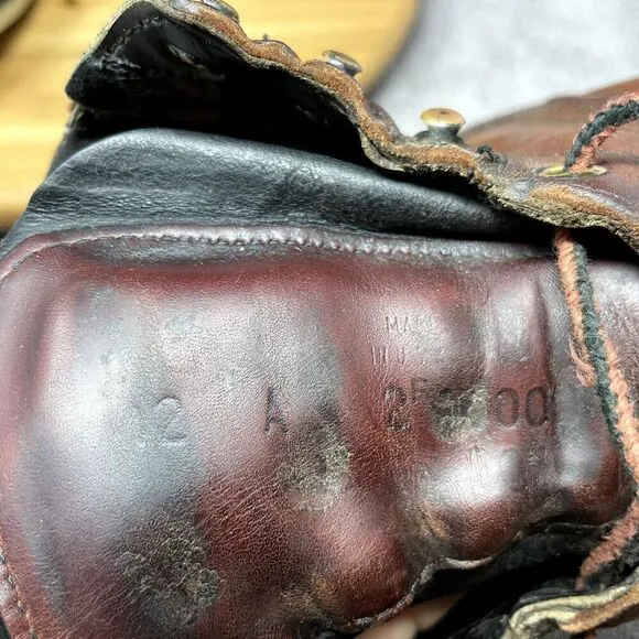 VINTAGE Red Wing 6&quot; Heritage Classic Moc Toe Boot Soft Toe Red Men's Size 12 A