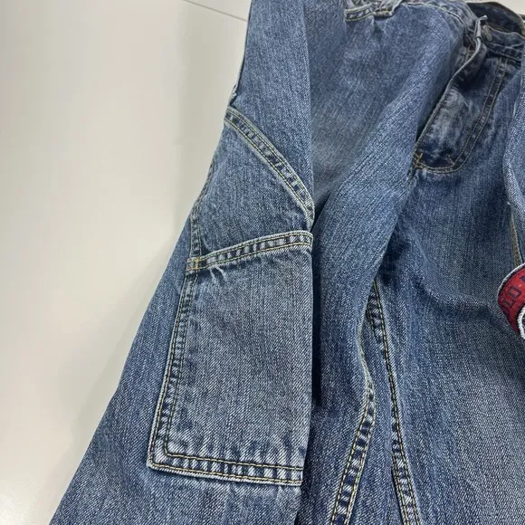 Vintage US Polo Assn Baggy Carpenter Jeans JNCO style 38x34 Blue Wide Leg Y2K
