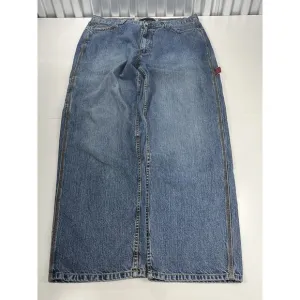 Vintage US Polo Assn Baggy Carpenter Jeans JNCO style 38x34 Blue Wide Leg Y2K