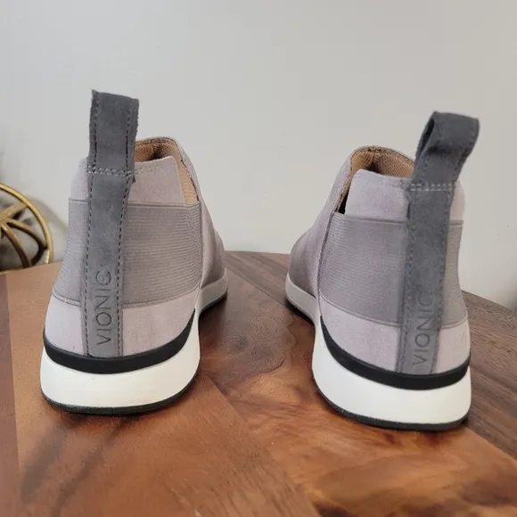 Vionic Cece Slip on ankle boot inspired Sneakers Comfy Comfort Shoes Gray Size 7