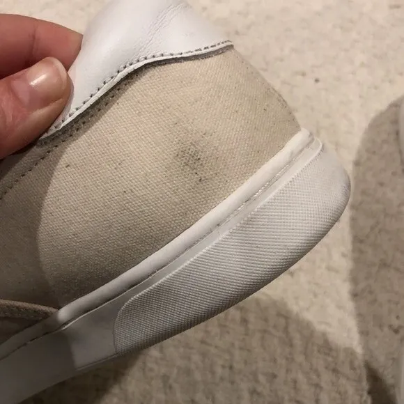 Vionic Mott Brody White Mule Slip On Sneaker Size 9