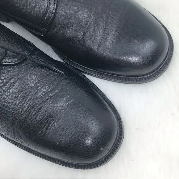 Vito Rufolo Black Soft Italian Leather Lace Up Dress Shoes