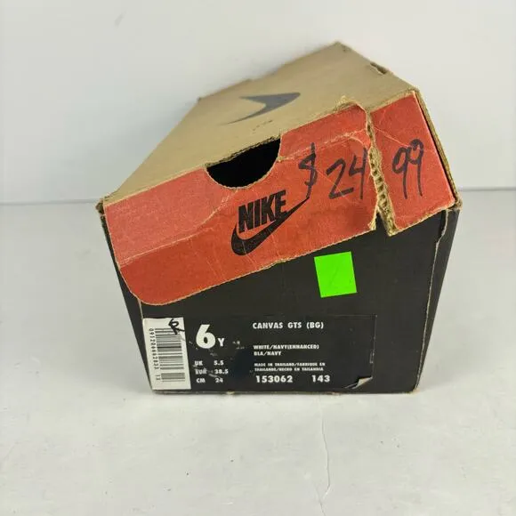 VTG Deadstock 90s Nike canvas GTS casual athletic streetwear shoes womens 7.5