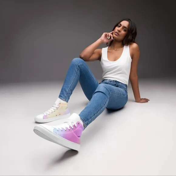 Women High Top Canvas Shoes