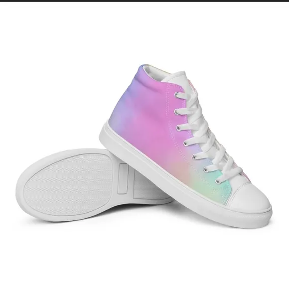Women High Top Canvas Shoes