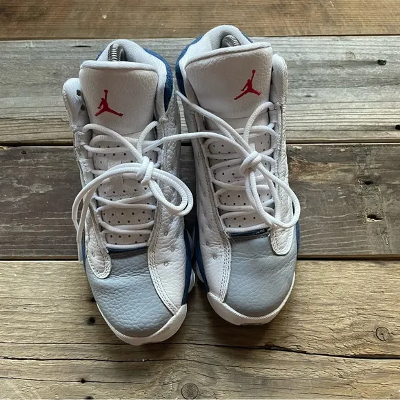 Women Size 5.5 / Size 4 Youth 2022 Nike Air Jordan 13 French Blue Alternate Shoe