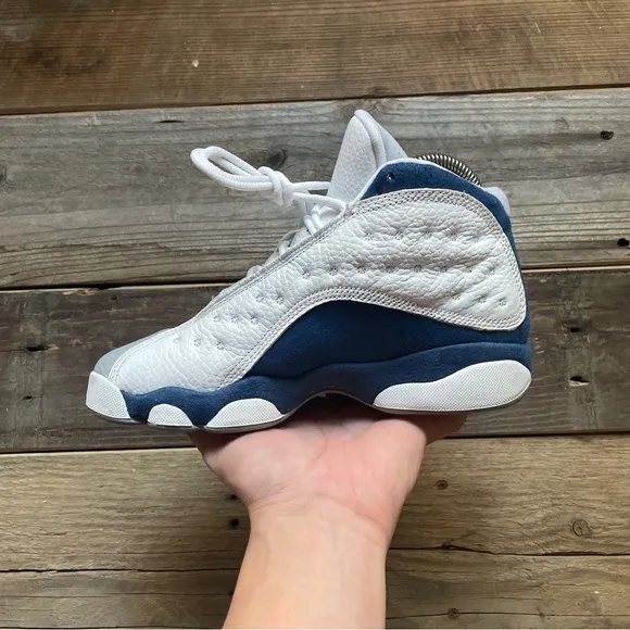 Women Size 5.5 / Size 4 Youth 2022 Nike Air Jordan 13 French Blue Alternate Shoe