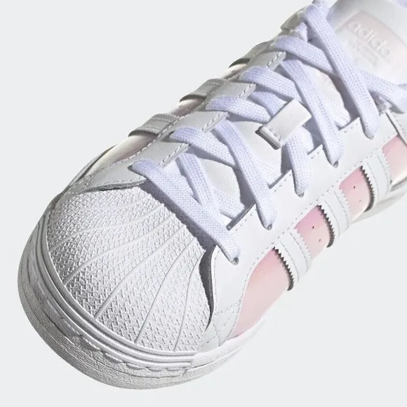 WOMEN'S Adidas Originals Superstar White Clear Pink FX6042