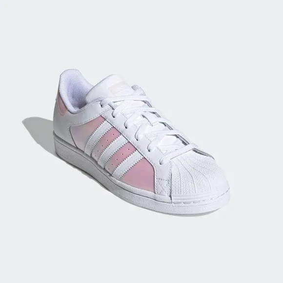 WOMEN'S Adidas Originals Superstar White Clear Pink FX6042
