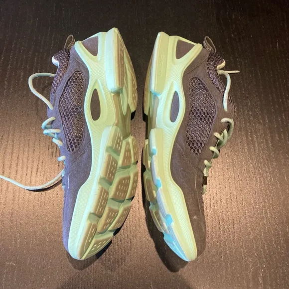Women's Ecco Biom Running Shoes Gray Green Size 37 EU
