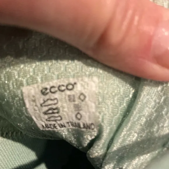 Women's Ecco Biom Running Shoes Gray Green Size 37 EU