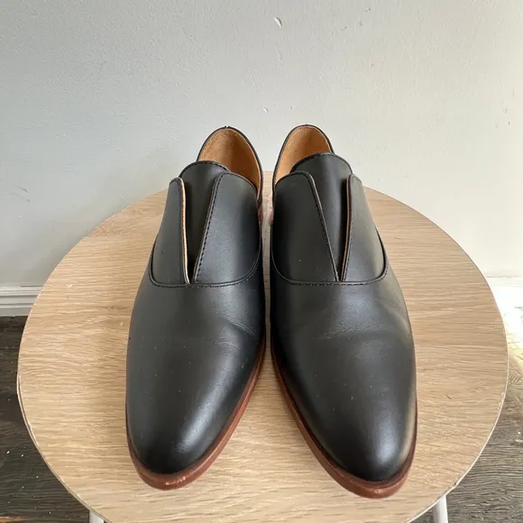 Women's Nisolo Leather D'Orsay Oxford Shoes Size 7 Black