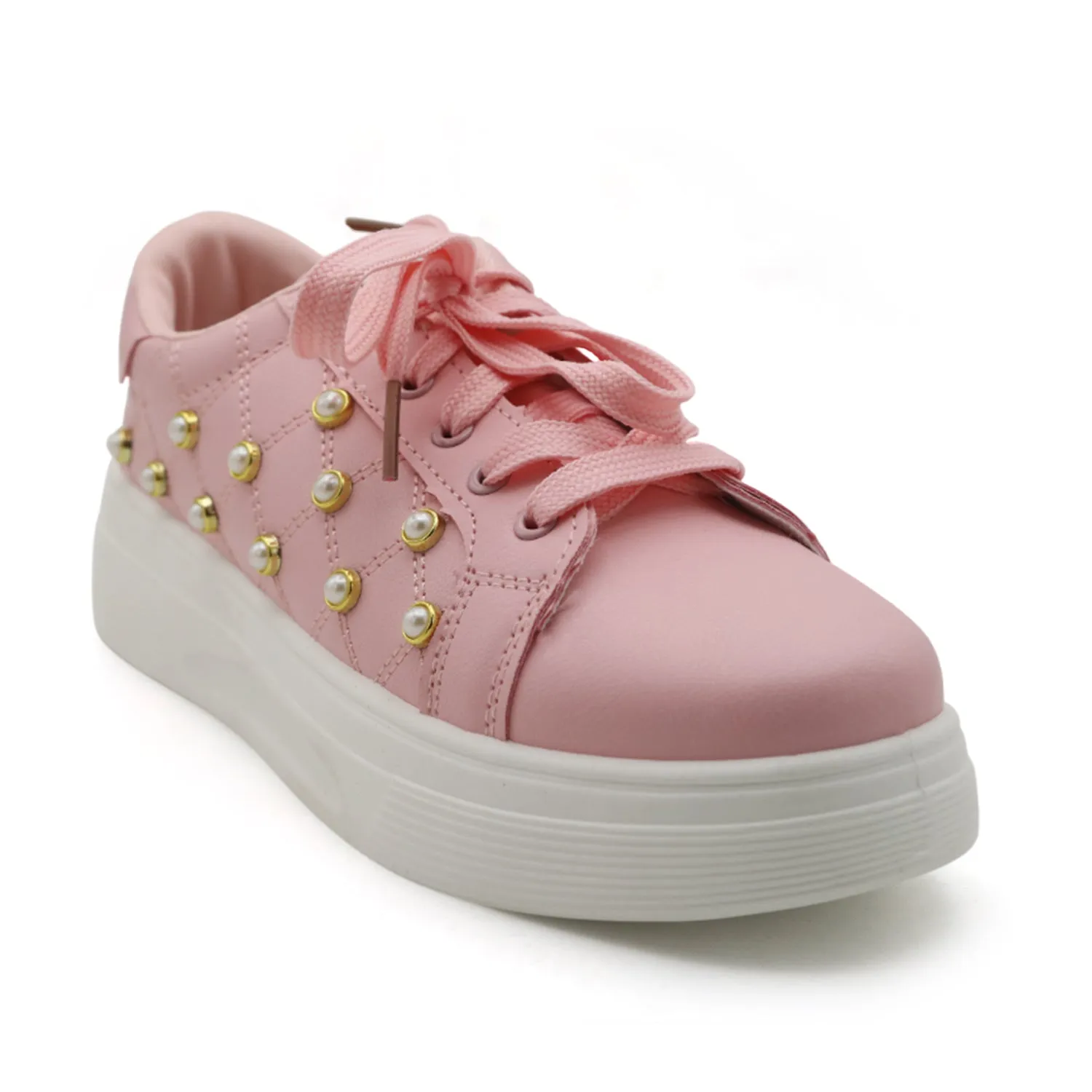 X-Touch Fashion Pearl Sneakers - Pink