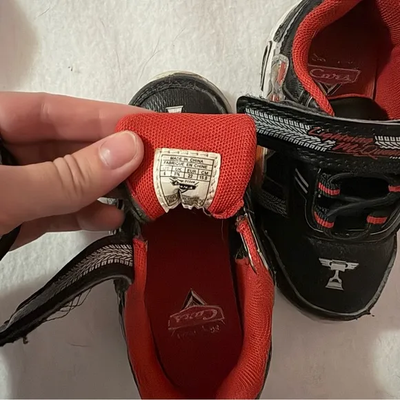 Y2K Kids Disney Cars Lightning McQueen Sneakers Shoes Size 6