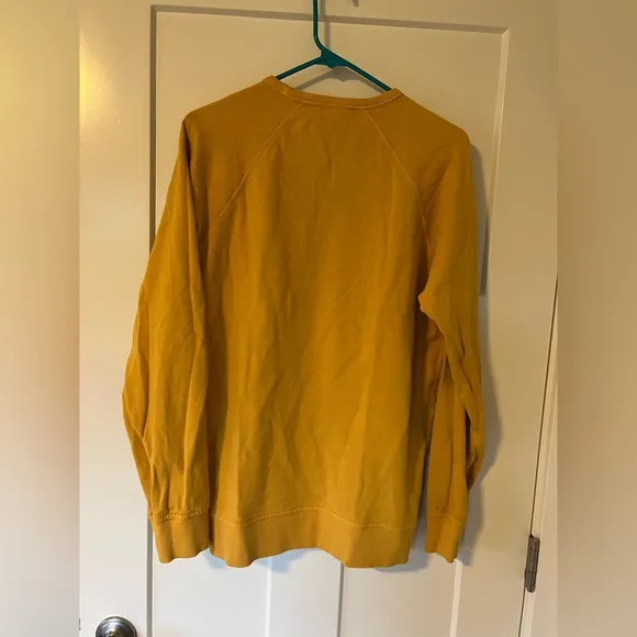 YMC Schrank Sweatshirt Jumper Organic Cotton Sweater Yellow Gold men’s Medium