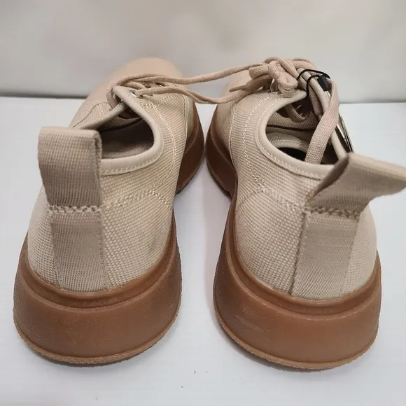 ZARA CHUNKY CANVAS SHOES BEIGE SIZE | 2530/120