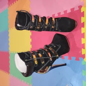 ZIGIgirl black faux shoes, size 10,like new,  worn once